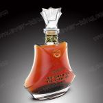 750ML New Design Tequila Glass Bottle With Glass Lid