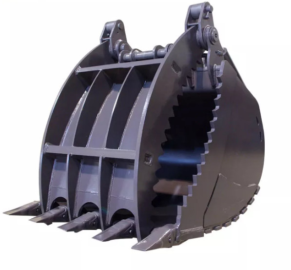 2024 High Quality Excavator Hydraulic Thumb Bucket 10-50 Ton Durable Excavator Clamp Bucket for Sale