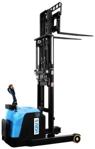 Quality Hydraulic Electric Pallet Reach Truck , AC Drive Battery Operated Pallet Stacker wholesale