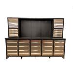 Heavy Duty Storage Garage Cabinet with Stainless Steel Handles and Optional