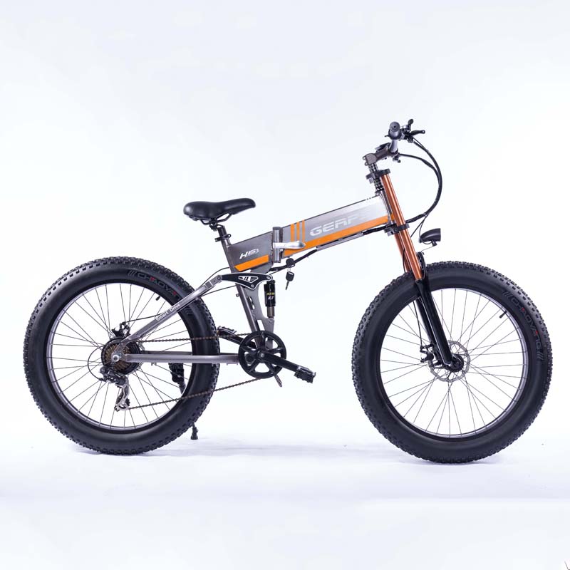 21 Speed Off Road Ebike , Snow Electric Mountain Bicycles Fat Tire 26 Inch