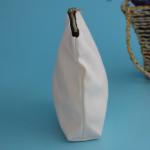12oz Portable Cosmetic Zipper Bag Canvas Material Wear Resistant For Ladies