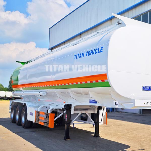 TITAN 3 Axle 42000 liters Diesel Water Oil Fuel Tanker Trailer for Sale in DR