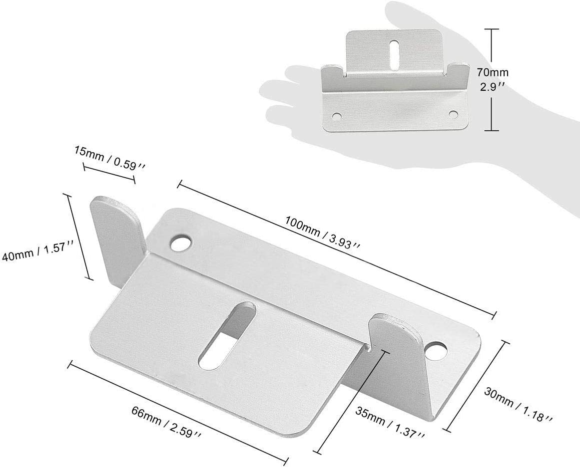 Powder Coating Solar Panels Mounting Z Brackets Mounts Kit for RV Boat Off Grid Roof