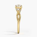 Willow Diamond Engagement Ring (1/8 Ct. Tw.) With 9K Gold