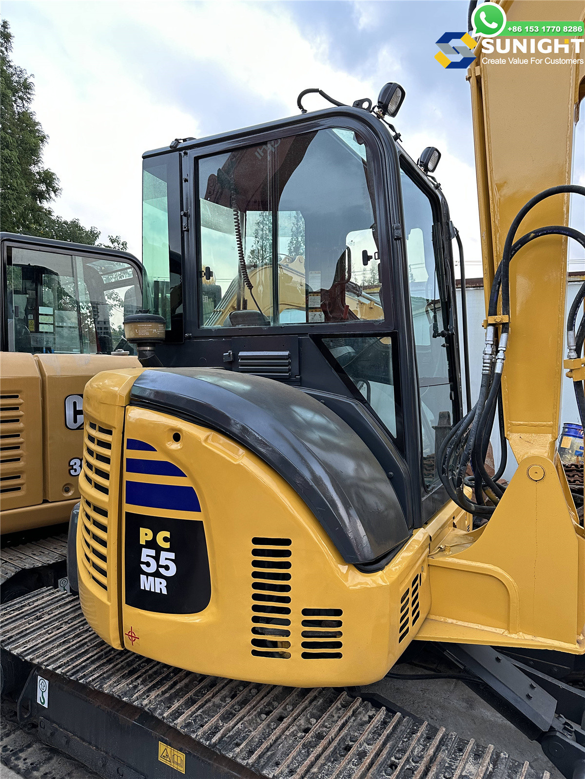 Komatsu PC55 PC55MR Used Excavator Komatsu PC55MR Used Crawler Excavator Mini Excavator for Sale