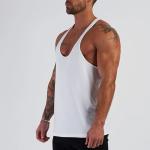 95% Cotton Mens Sleeveless T Shirt Regular Fit Casual Sportwear
