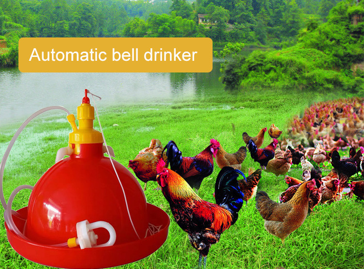 Automatic Plasson Drinker Plastic Bell Shape