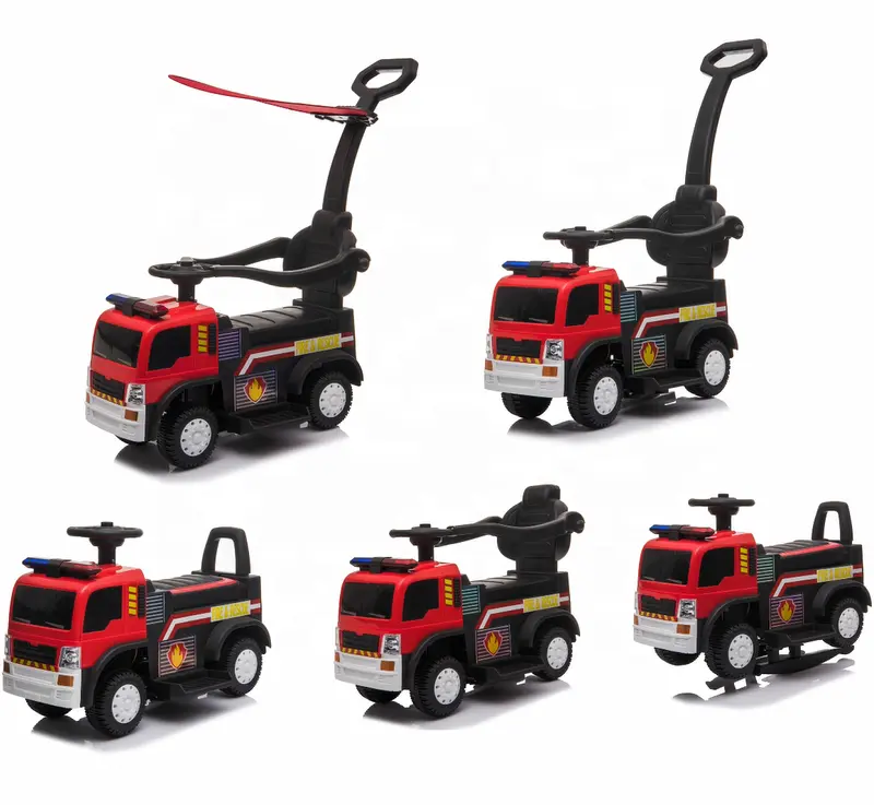20W*1 Motor Battery Powered Electric Fire Truck for Children to Ride and Play With Friends