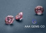 OEM / ODM Light Pink Round Moissanite , 6mm Moissanite Diamonds