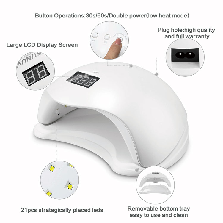 60s UV LED Nail Dryer