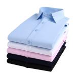 Nonwoven Weaving Method Autumn Long Sleeve Plus Size Men's Shirts For Business