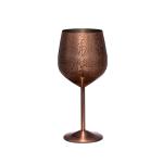 18 Ounce 18/8 Stainless Steel Red White Stemless Wine Glasses