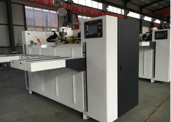 Steel Material Corrugated Box Stitching Machine Power 4HP Adopt Stepping Motor