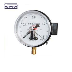 Quality Stainless Steel Bourdon Tube Pressure Gauge 60mm Bottom Connection wholesale