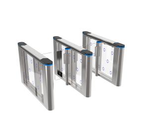 China Modern Style Integrated Design Swing Gate Turnstiles Stainless Steel Office Security Gates on sale