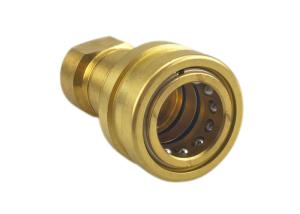 Quality ISO7241B 0.75 Inch Hydraulic Brass Quick Coupler wholesale