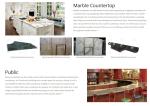 Modern Marble Vanity Tops , White / Beige Yellow Marble Bathroom Countertops