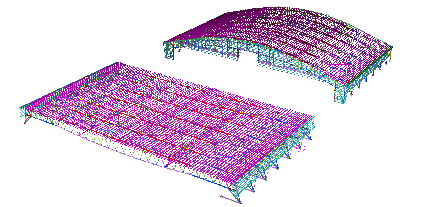 Fashsional Designed Architectural Structural Steel Q355B Fabrication Construction Building