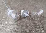White PP Plastic Fine Mist Pump Sprayer Snap On Closure K Resin Cap 31 . 5MM