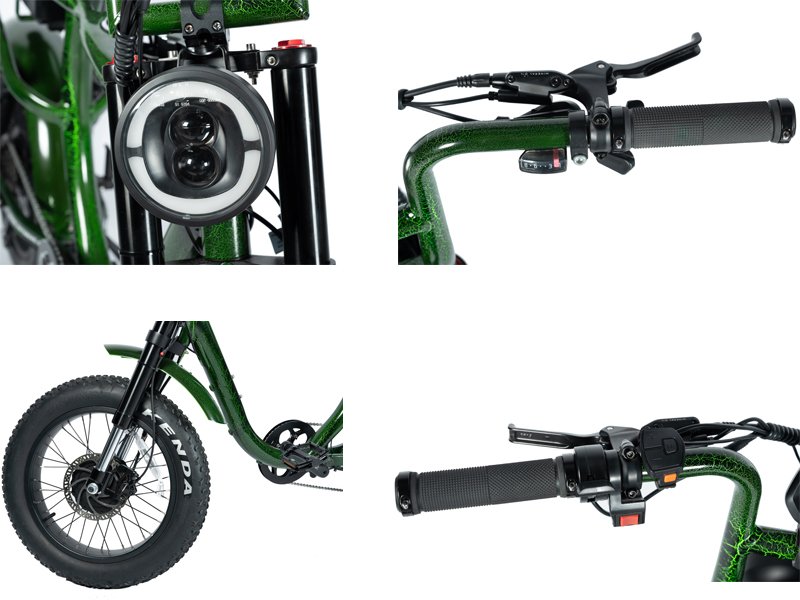 Rear Carrier Battery Position 750W Bafang Motor Electric Bicycle for Urban Commuting