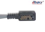 HP Holter AHA 5 Lead ECG Holter Cable For Digitrak Plus