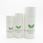 Debossed Paper Tube Pen Holder , Embossed Cardboard Packaging Cylinders