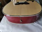 Custom Solid Handmade AAAAA Grade Flamed Maple Neck Doves Dreadnought Acoustic