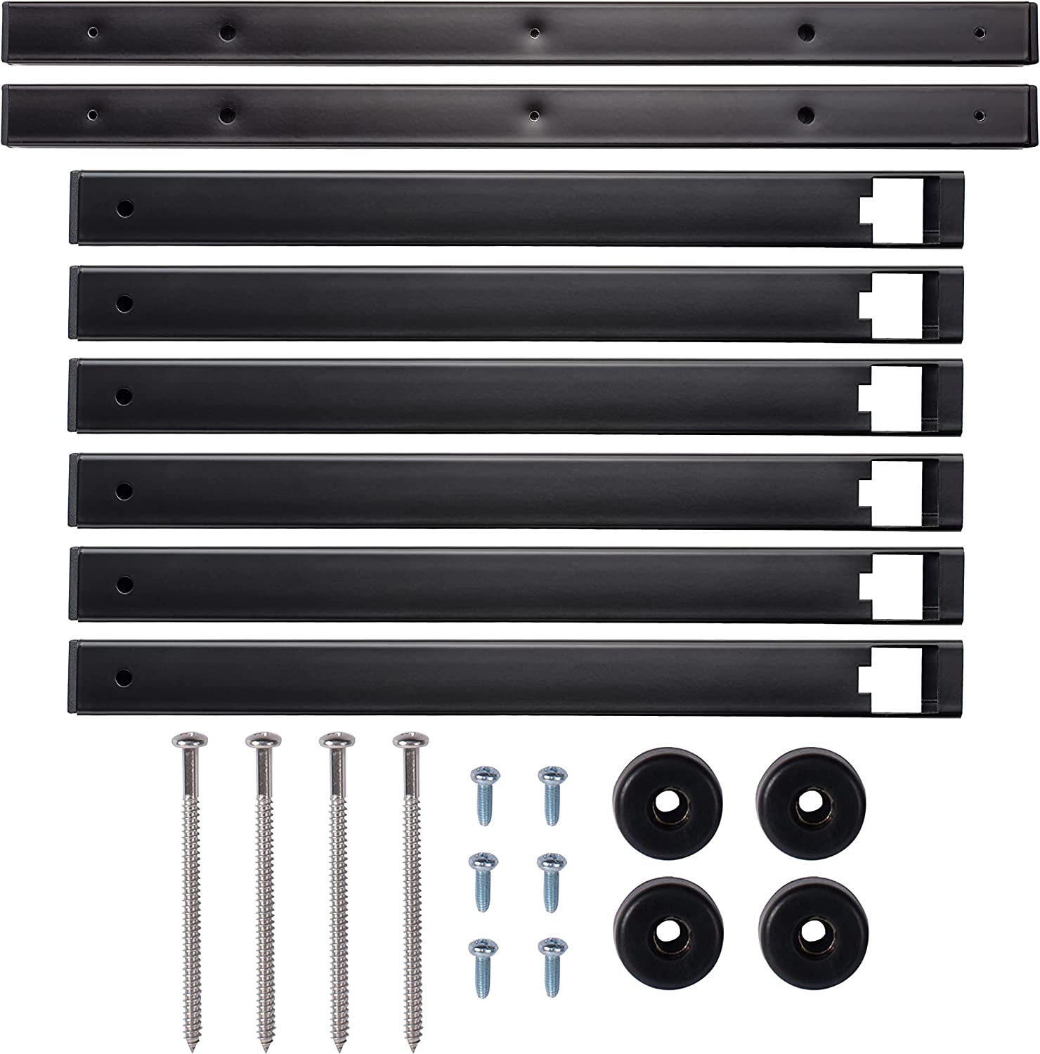 Powder Coated 6-Tier Lumber Storage Rack for Space Saving and Organized Wood Storage