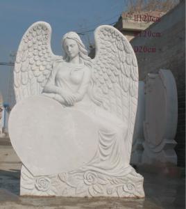 Quality American style marble angel headstones monument wholesale