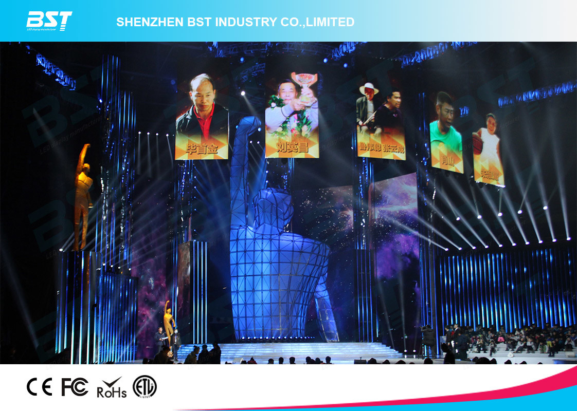 P3.91mm LED Backdrop Screen Rental 1920hz Refresh Rate For Concert Show