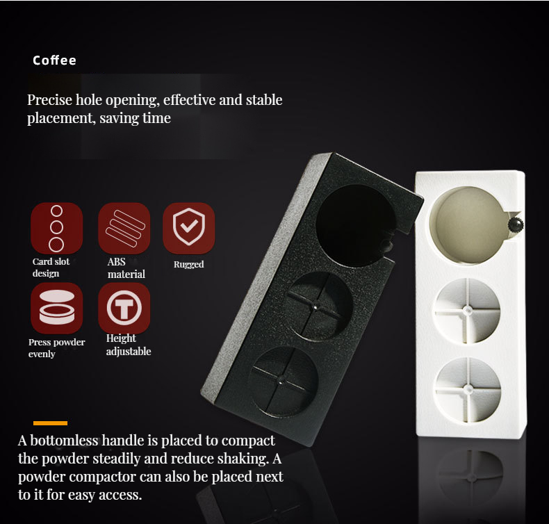 Customized ABS Espresso Coffee Tamper Stand Perfect for Busy Coffee Shops' Baristas