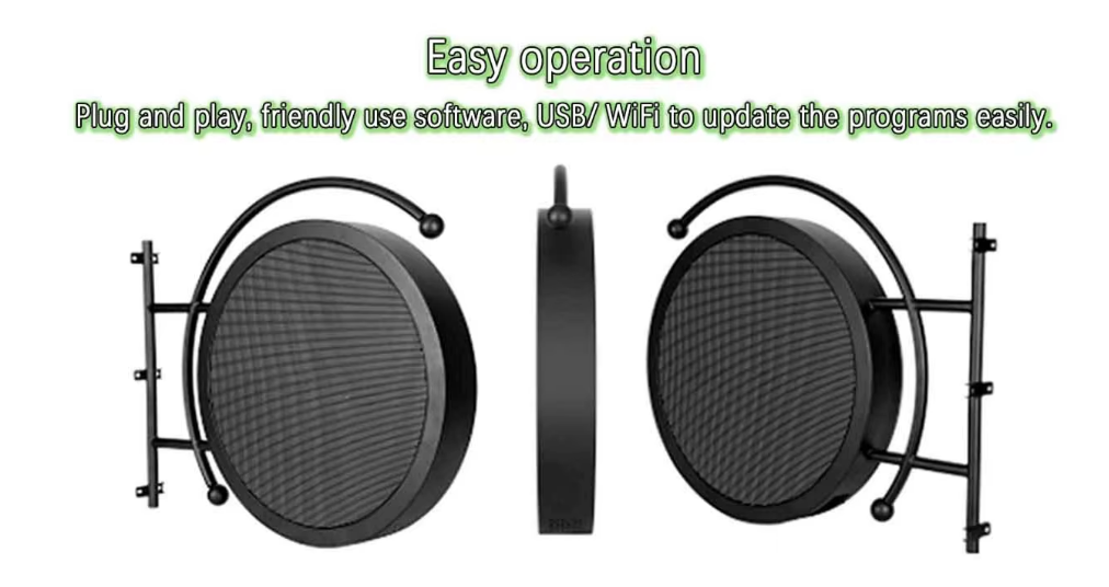 Round Led Display P4.28 dia-600mm Double Sided Circular LED Display