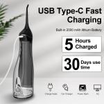 Portable Travel Cordless Dental Water Flosser Electric Oral Irrigator FCC