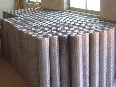 Electro galvanized welded wire mesh with fine wire