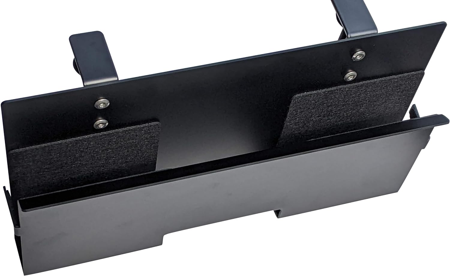 ISO9001 Rohs CE Iron Side-Mount Laptop Desk Stand Metal Laptop Desk with Side Storage