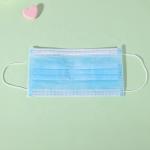 Health Protective Disposable Safety Mask Seamless Crimping For Hospital Clinic