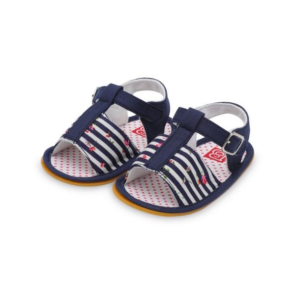 Wholesale Cheap Cotton fabric Rubber sole 0-2 years boy and girl anti-slip