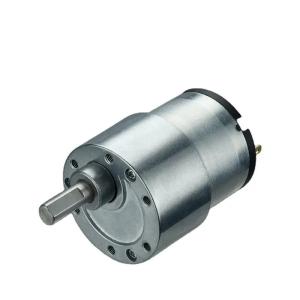 Quality GM37 520 DC 24V 12V 6V DC Motor High Torque Low Rpm 37mm wholesale