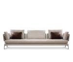 Aluminum Frame Braided Roap Rattan Outdoor Sofa And Table Set Leisure Patio