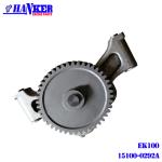 15100-0292A Hino Oil Pump EK100 Engine Spare Parts