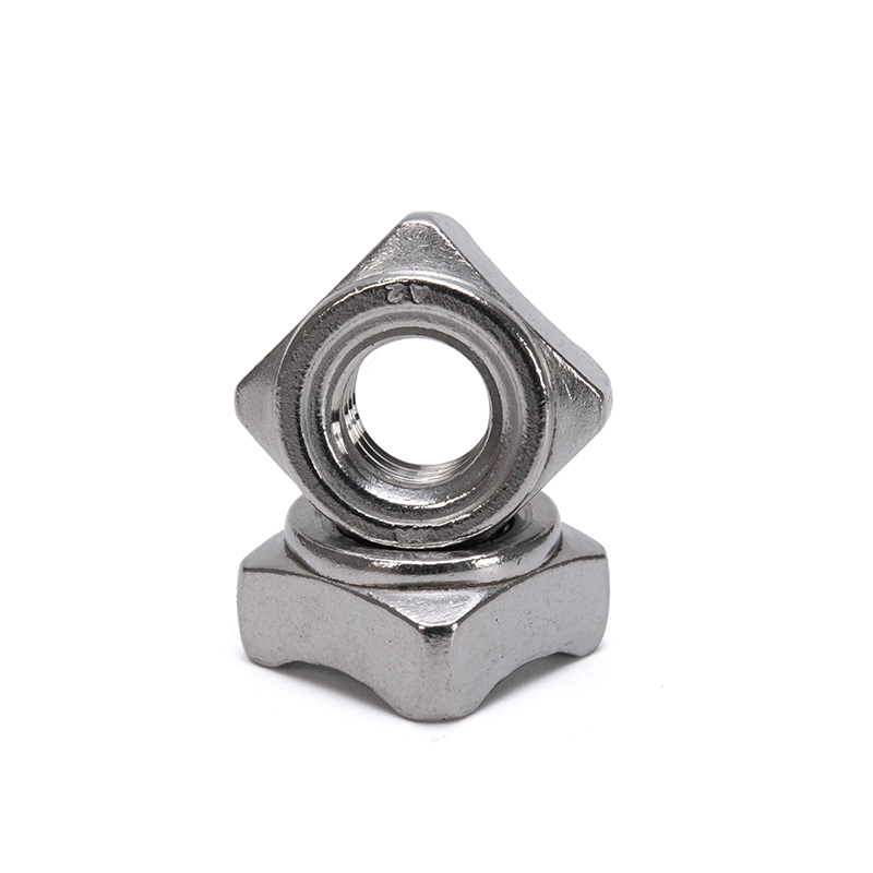 Nickel Plated Metric Customized Square Weld Lock Nut for Smooth Surface Stainless Steel 201/304/316 in Food Beverage Industry