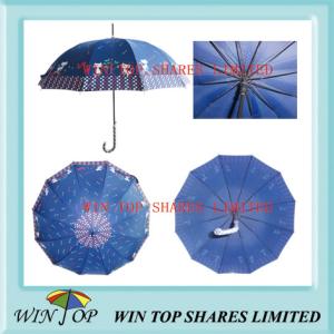 Quality 23&quot; X 12 Ribs Auto Straight Cloud Umbrella(WT5088) wholesale