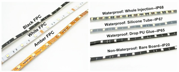 Multi Colours Color Changing Led Ribbon Lights SMD 5050 RGB+W 60 LEDS CE Rohs Approval
