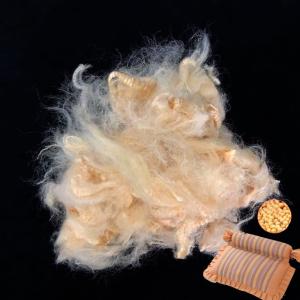 Quality Bleached Hydrophilic Finish Soybean Protein Fiber 1.5D×38mm A Grade wholesale