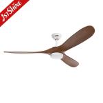 1stshine Hotel Decorative LED Ceiling Fan with Dimmable Lighting and Wood Blades