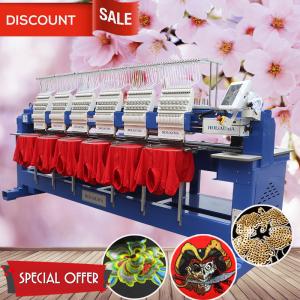 Quality 95% similar to tajima embroidery machine HO1506H 15 needles 400*450mm holiauma cap t-shirt flat 3d embroidery machine wholesale