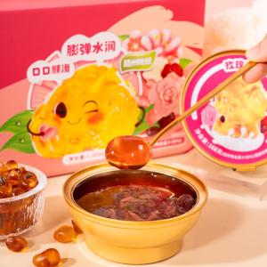 Quality Rose Peach Gum Fragrant Flowers Portable Cute Gift Box Soft Smooth And Fragrant For All Seasons wholesale