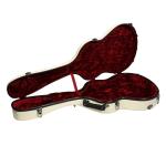 39 Inch Fiberglass Classic Guitar Case Ivory