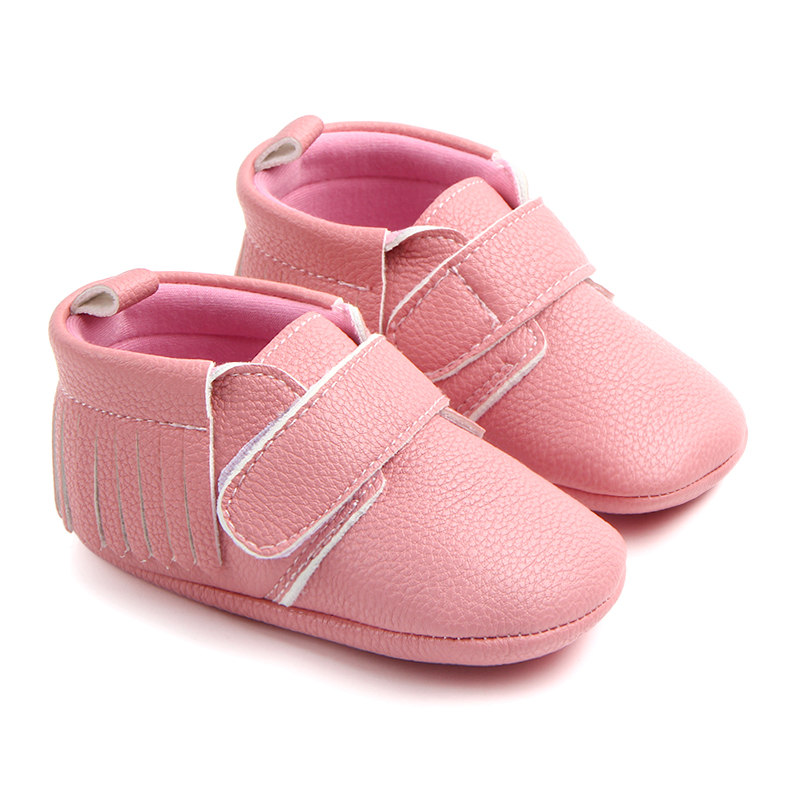 New style microfiber Leather PU Tassel Casual outdoor infant shoes for baby